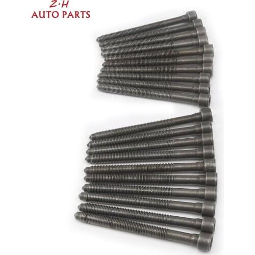 For Audi A5 A6 A8 Q7 R8 Coupe Spyder RS4 Quattro VW Touareg 4.8L V8 5.2 L V10 20Pcs Cylinder Head Bolt Set WHT001017 WHT 001 017