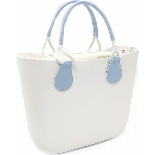For obag white color bag tote top-handle bags for women