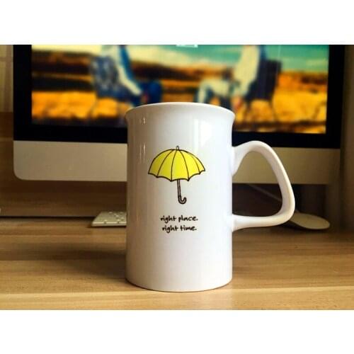 New Quality Ceramic Coffee Mug How I Met Your Mother Right place Right time Type 2