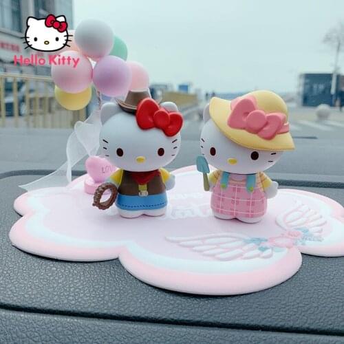 Hello Kitty doll car set decoration girl heart creative cartoon doll girl car decoration supplies