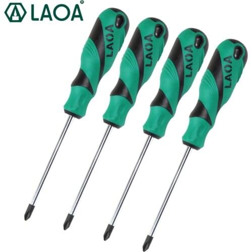 LAOA 4PCS Y-Type Screwdriver S2 Alloy Steel Double Color Handle Bolt driver Special screwdriver Philips Electronics Repair