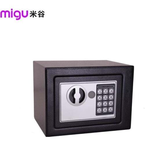 Small hotel guest room with semi-automatic knob password safe deposit box Household small safe deposit box