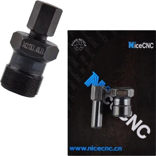 NICECNC 27mm x 1.0 Magneto Flywheel Puller For Kawasaki KD80 KDX80 KM100 KS125 KX65 KX80 Big Wheel KX85 KX 65 80 85 1974-2016