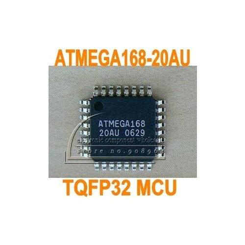Wholesale 20pcs ICs ATMEGA168-20AU TQFP32 MCU 16kB Flash controller Integrated Circuits