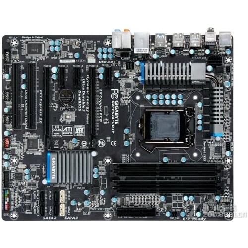 Original desktop motherboard for Gigabyte GA-P67A-UD3P DDR3 LGA1155 P67A-UD3P 32GB P67 Desktop motherboard Free shipping
