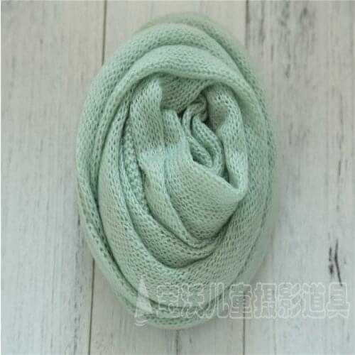 Aqua Newborn Swaddle Knit Blanket Jesey Knit Wrap Newborn Photography Wrap Mohair Baby Swaddle Sack Layering Blanket Baby Stuff