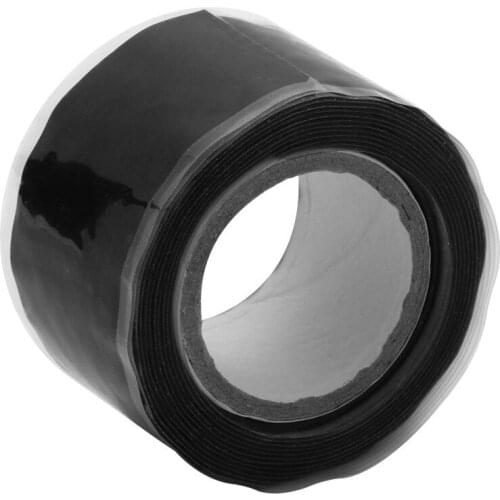 Performance Self Fix Tape Super Strong Fiber Waterproof Adhesive Sealing Tape Black Silicone Stop Leaks Seal Repair Tape 1.5m/3m