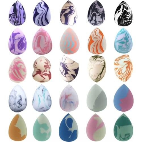 Mixcolor Cosmetic Puff Makeup Sponge Water Drop Shape Blending Face Liquid Foundation Cream Make Up Powder Puff
