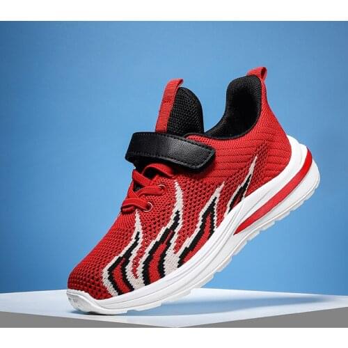 2021 Big Children Sport Shoes For Boys Kids Casual Shoes Light Breathable Sport Running Sneaker Girls School Trainers Autumn