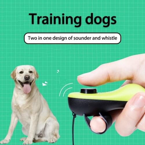 Pet Dog Whistle Trainer Clicker Puppy Stop Barking Training Aid Tool Portable Pet Products Supplies