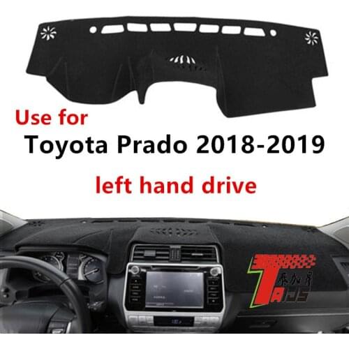 TAIJS Factory Anti dust Fashion Polyester Fibre Car Dashboard Cover For TOYOTA Prado 2018-2019 Left hand drive