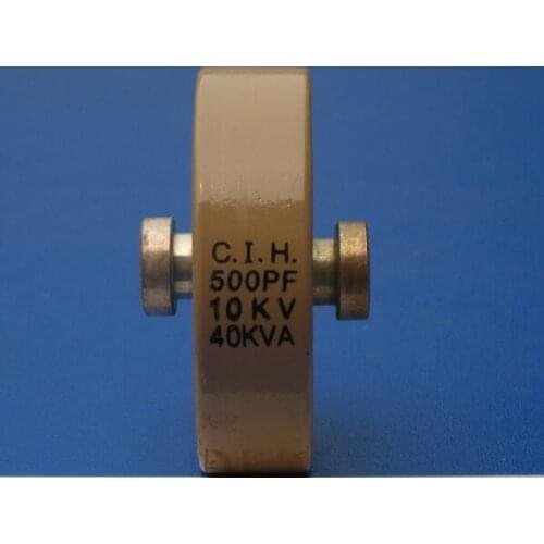 C.I.H 500PF 10KV 40KVA high frequency machine high frequency high voltage high power ceramic ceramic capacitor