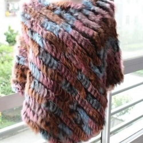 YWAIRSUN Rabbit fur Scarfs Female Snug Elastic Black Keep Warm Fashion Triangle scarf Spring and Autumn Soft Onesize LuxuryBrand