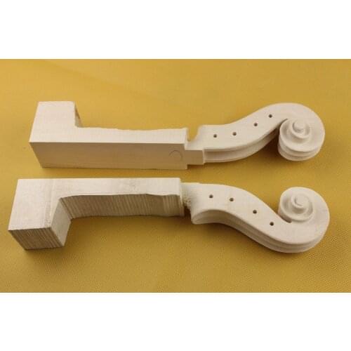 1pc hand carved Student Maple White Viola Neck 16" high quality, Viola Parts