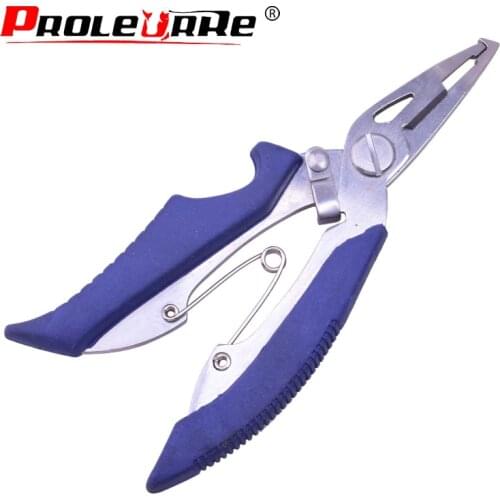 1Pcs Fishing Plier Scissor Braid Line Lure Cutter Hook Remover Tackle Tool Cutting Fish Use Scissors Fishing Pliers PR-046