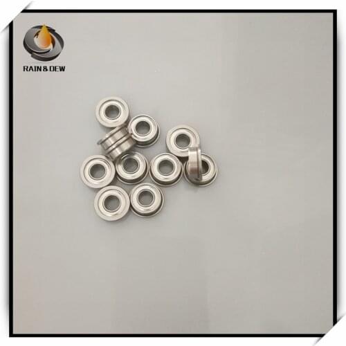 10Pcs 3X10X4 mm Flange Ball Bearing F623ZZ ABEC-7 f623