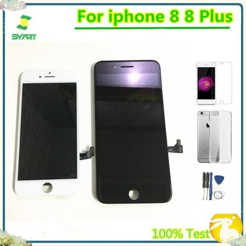100% Tested LCD Display For iphone8 Touch Screen Digitizer Assembly Replacement Accessories For iphone 7G 7 Plus 8G 8 Plus 8Plus
