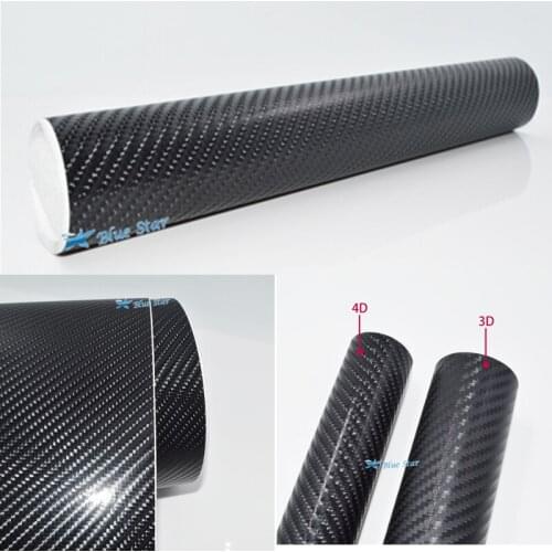 200cm*50cm Car Styling 4D DIY Car Decoration Carbon Fiber Vinyl Motorcycle Car Sticker Auto Paint protection Film