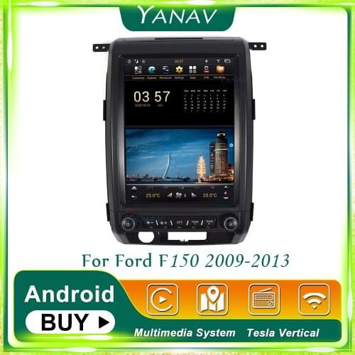 Android 2 Din Car Radio Audio GPS Navigation For Ford F150 2009-2013 Head Unit Car Video Stereo Receiver Multimedia MP3 Player