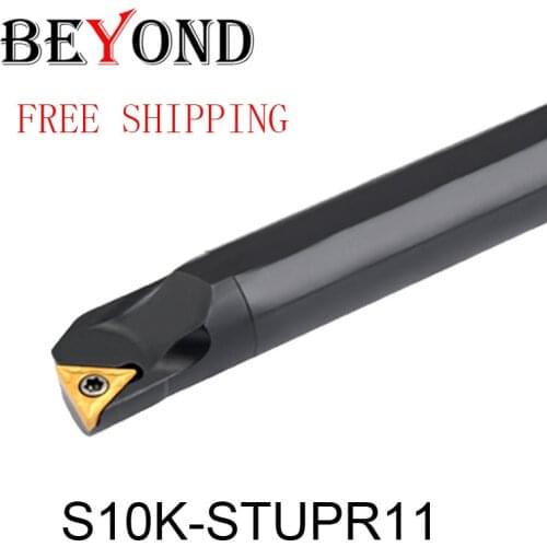 BEYOND STUPR STUPL S10K-STUPR11 S10K-STUPL11 10mm Lathe Cutter Tools Internal Turning Tool Holder Carbide Insert Boring Bar CNC