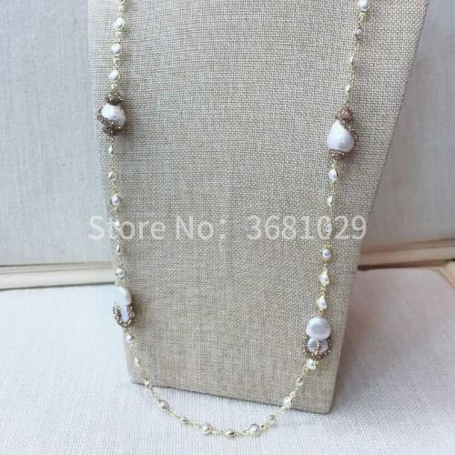 Beaded necklaces are popular in Europe and America