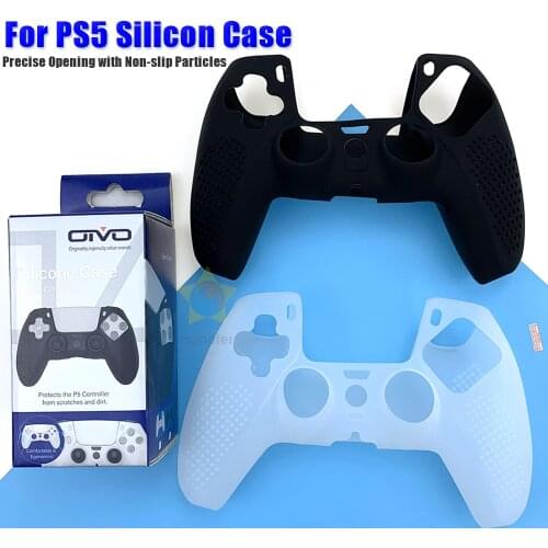 For PS5 Soft Silicone Rubber Case Cover For SONY Playstation 5 For PS5 Controller Protection Case For PS5 Gamepad