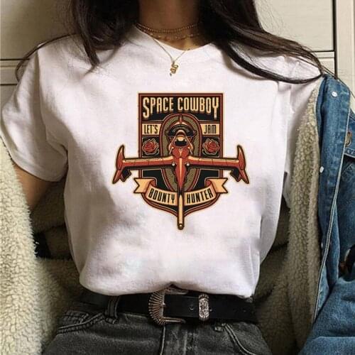 Just A Humble Bounty Hunter T-Shirt Cowboy Bebop Shirt Japanese 90s Anime Harajuku Unisex T Shirt Vintage Graphic Tees Tshirts