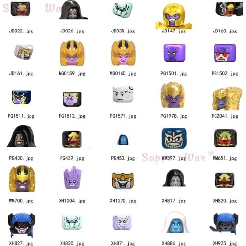 Single Figures Head accessories Building Blocks toys Series-048