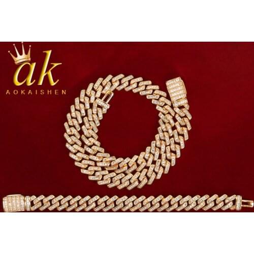 Necklace Bracelet Jewelry Sets Men Rock Jewelry Gold Color