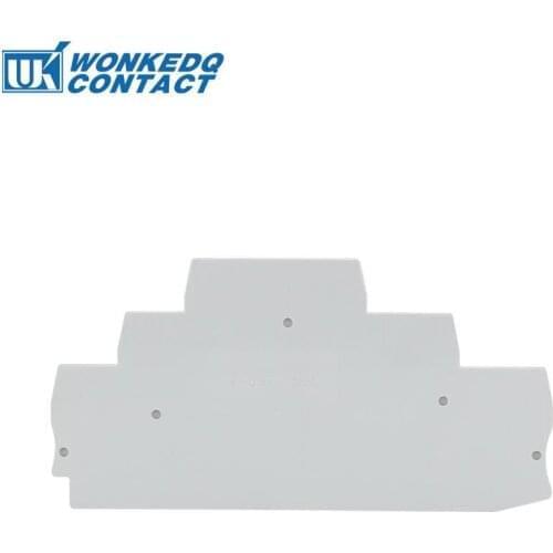 D-ST 1.5-2.5 And D-ST 4 End Cover ST and PT Series Din Rail Terminal Blocks End Cover plate L99/H51/W2.2 mm