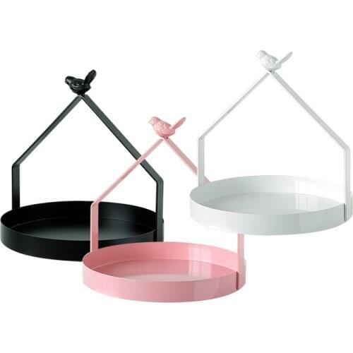 Bird Handle Storage Tray Desktop Debris Tray Wedding Dessert Table Cake Tray