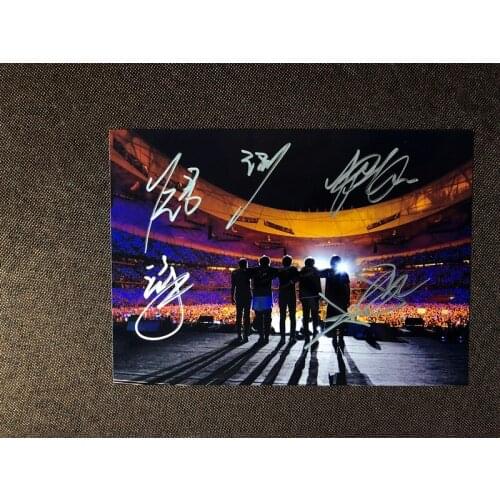 Signed Mayday Ashin autographed origina group photo 6 inches free shipping 092019M11
