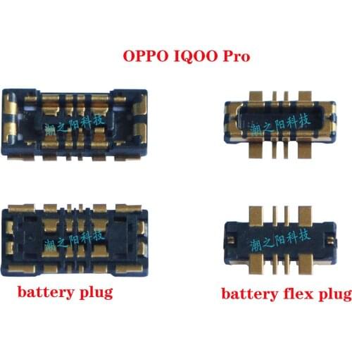 Battery FPC Connector Clip Plug On MotherBoard For OPPO IQOO Pro