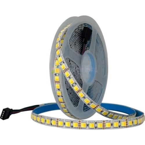 5m 5050 5025 CCT LED Strip 60 or 120 led/m Dual White CW & WW 2 in 1 Chip DC12V 24V Color Temerature Ajustable LED Tape