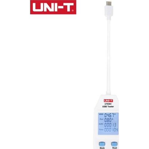 UNI-T UT658A/UT658C/UT658DUAL/UT658LOAD Charging Equipment Quality Tester USB Type A/C 10 Sets of Data Storage