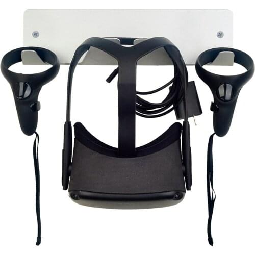 Universal Wall Mount Storage Stand Holder for Oculus Rift-S Quest HTC Vive Pro Playstation VR Valve Index and Mixed VR Headset