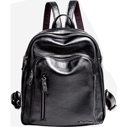 Women travel Backpack PU Leather luggage purse famous brand designer Female Backpack Mochila Feminina School Bags for Teenagers