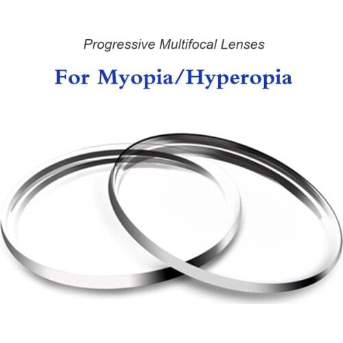 1.56 1.61 1.67 Index Progressive Multifocal Prescription Glasses Lenses Optical Aspherical Customized Myopia Eyeglasses Lens