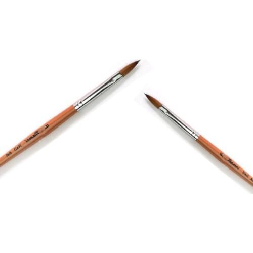 1pc No.6 Acrylic Nail Art Brush Pen For UV Gel Painting Design Nail Brushes Tool