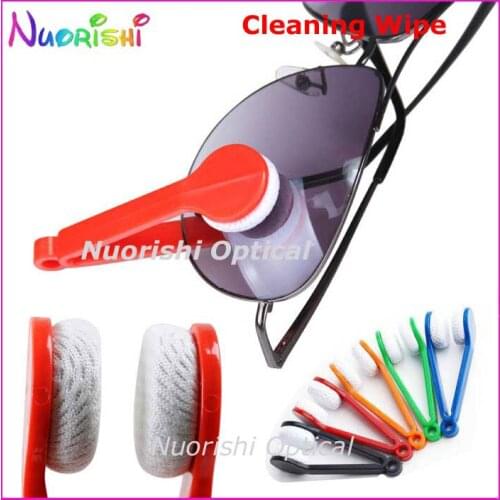 12pcs Optical Lens Glasses Sunglass Eyeglasses Microfibre Cleaning Wipe Cleaner H301 Free Shipping