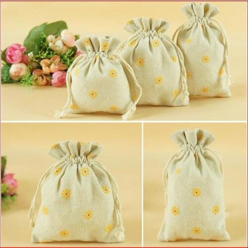 200pcs/lot) Wholesale printed fabric gift bags