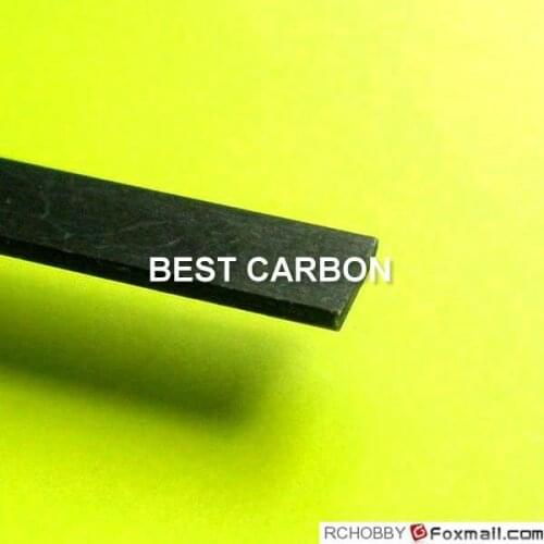 3 pcs of 2mm x 20mm x 1000mm Carbon Fiber Strip