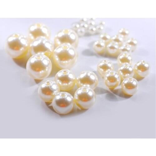 490 Pcs/Set Sewing Imitation Pearls Beads Shape of 4 6 8 10 12mm Sizes Mix, ABS High Gloss loose Bead, For DIY Design Making