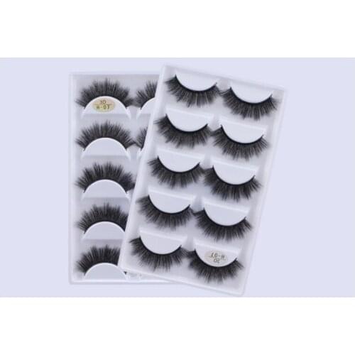 5 Pairs Women Makeup False Eyelashes Long Thick Natural Beauty Eye Lash Extension Cosmetic Fake Eyelashes