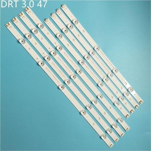 8 Piece/Set LED Backlight Strip For LG 47LB5610 47LB5600 LG47LB5610 47 inchs TV Backlight LED Bands Bars Lamps Aluminum