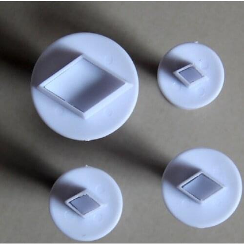 Free Shipping Plastic Mini Diamonds Plunger Cookie Cutter Set Cake Fondant Molds set