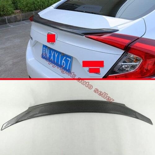For Honda Civic 2016 2017 Carbon fiber Style Rear Spoiler wing