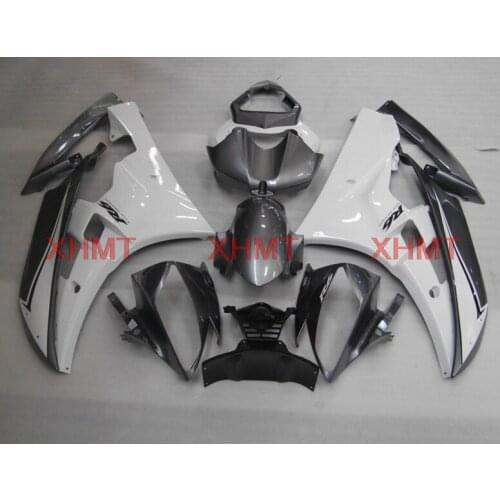 For YZF600 R6 2006 - 2007 Body Kits YZF600 R6 2006 Abs Fairing YZFR6 06 Silvery White Fairing