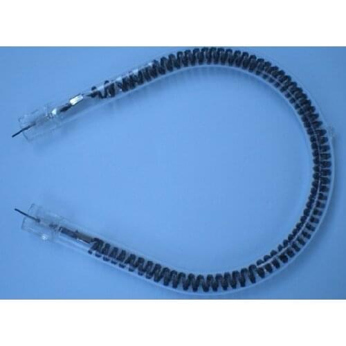 Twin tube halogen infrared heater ceramic tube heater for car paint heater