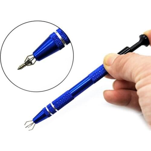 IC Extractor 4-prong Pickup Precision Jewelry Picker Hand Tools Pick Tools 4 Claw Hold Tightly Catcher IC Chip Component Grabber